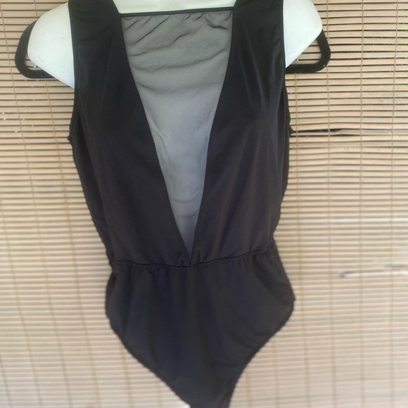 Black Lace Long Dress w Two Bodysuits - Picture 8 of 15